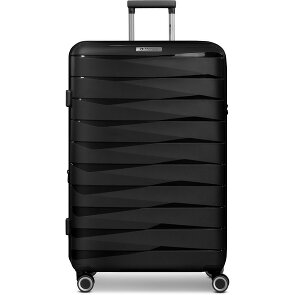 Franky London 4 Rollen Trolley L 74 cm mit Dehnfalte