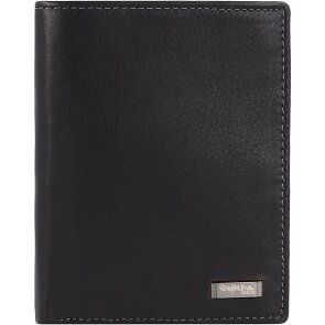 Greenland Nature Black Nappa Geldbörse RFID Leder 9,5 cm