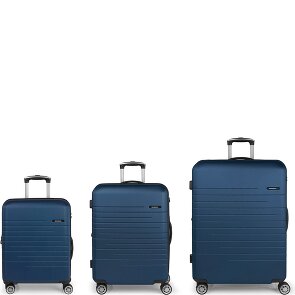 Gabol Escape 4 Rollen Kofferset 3-teilig mit Dehnfalte