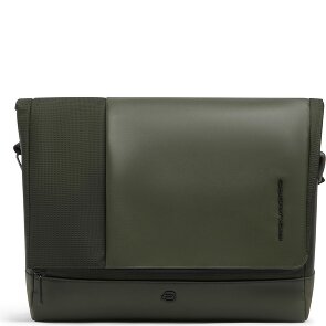 Piquadro Sync Messenger RFID Schutz Leder 27 cm Laptopfach