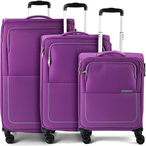 American Tourister Air Wave 4 Rollen Kofferset 3-teilig mit Dehnfalte