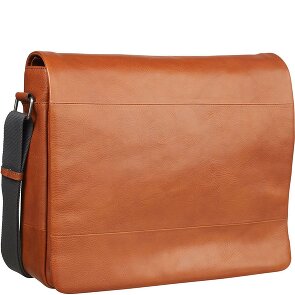Leonhard Heyden Hamburg Messenger Leder 38 cm Laptopfach