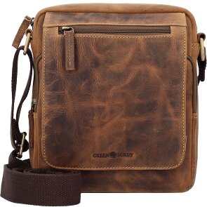 Greenburry Vintage Umhängetasche Leder 20 cm