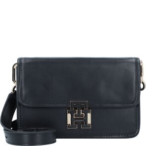 Tommy Hilfiger TH Logo Leather Umhängetasche Leder 20 cm