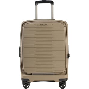 Stratic Novium 4 Rollen Kabinentrolley S 55 cm Laptopfach mit Dehnfalte