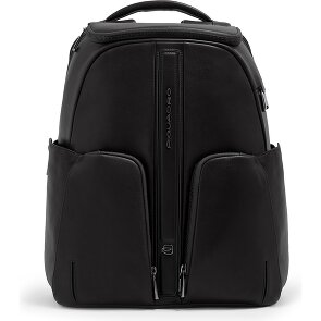 Piquadro Victor Daypack RFID Schutz Leder 43 cm Laptopfach