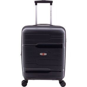 Gladiator 3800 4 Rollen Kabinentrolley 55 cm mit Dehnfalte