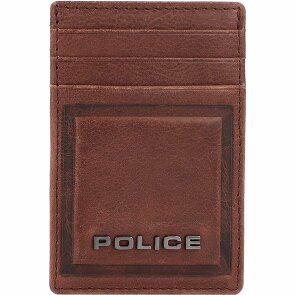 Police PT16-08536 Kreditkartenetui Leder 7 cm mit Geldscheinklammer