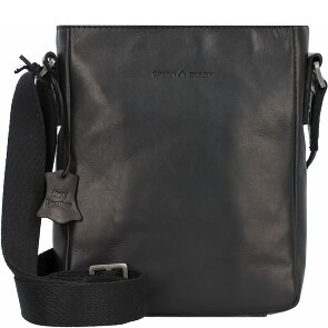 Greenburry Pure Black Umhängetasche Leder 17 cm