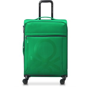 Delsey Paris x United Colors of Benetton Color Bock 4-Rollen Trolley 67 cm mit Dehnfalte