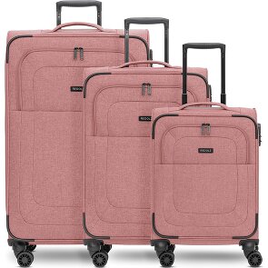 Redolz Essentials 12 THREE SET 4 Rollen Kofferset 3-teilig mit Dehnfalte