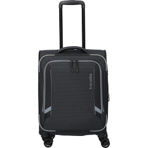 Travelite Corsiica 4 Rollen Kabinentrolley S 55 cm mit Dehnfalte