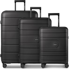 Redolz Essentials 11 4 Rollen Kofferset 3-teilig mit Dehnfalte