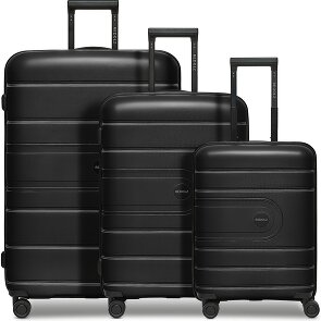 Redolz Essentials 11 4 Rollen Kofferset 3-teilig mit Dehnfalte