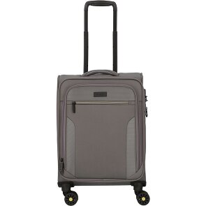 d&n Travel Line 9704 4 Rollen Kabinentrolley S 55 cm mit Dehnfalte