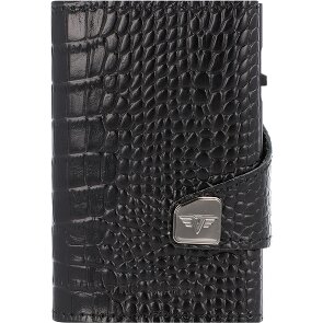 Tru Virtu Click & Slide Kreditkartenetui Geldbörse RFID Leder 6,5 cm