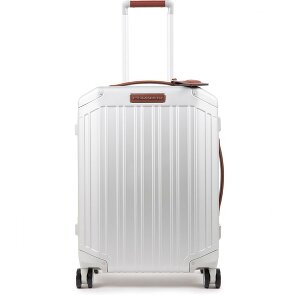 Piquadro Alu 4-Rollen Kabinentrolley 55 cm