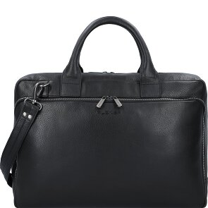 Plevier Vintage Bill Aktentasche Leder 40 cm Laptopfach
