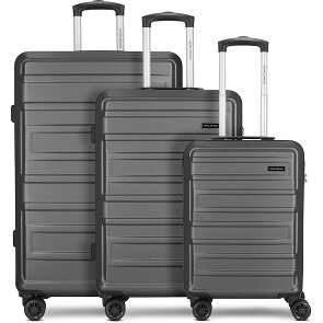 Worldpack New York 2.0 4 Rollen Kofferset 3-teilig