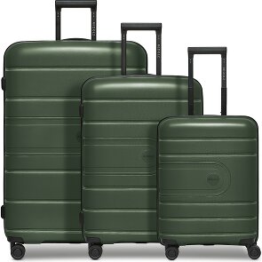 Redolz Essentials 11 4 Rollen Kofferset 3-teilig mit Dehnfalte