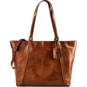 Burkely Fine Florence Shopper Tasche Leder 37 cm Laptopfach