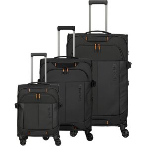 Travelite Briize 4 Rollen Kofferset 3-teilig mit Dehnfalte