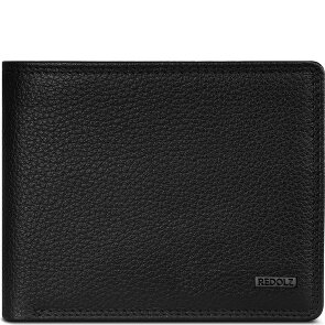 Redolz Leather Essentials QF Geldbörse RFID Leder 12 cm ausklappbar