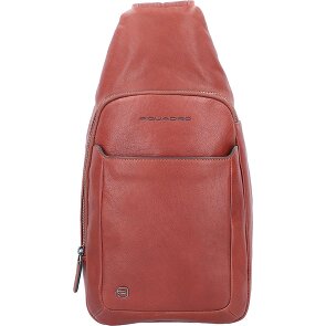 Piquadro Black Square Sling Bag Leder 39 cm