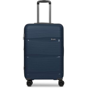 d&n Travel Line 4300-Plus 4 Rollen Trolley M 65 cm mit Dehnfalte