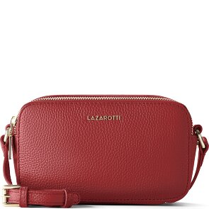 Lazarotti Bologna Leather Umhängetasche Camera-Bag Leder Double-Zip 18 cm
