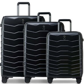 Echolac Exo 4 Rollen Kofferset 3-teilig mit Dehnfalte