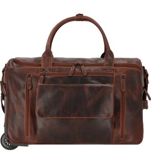 Greenburry Rugged 2 Rollen Reisetasche Leder 53 cm