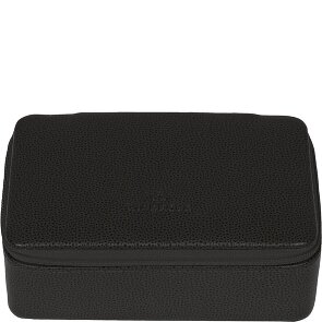 Windrose Beluga Schmuckkasten Leder 14.5 cm