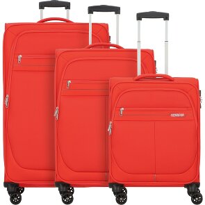 American Tourister Deep Dive 4 Rollen Kofferset 3-teilig mit Dehnfalte