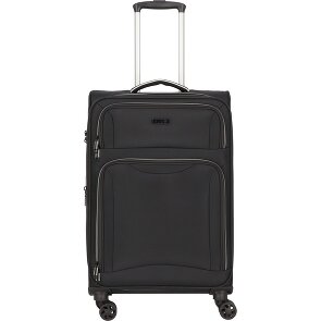 d&n Travel Line 9204 4 Rollen Trolley M 66 cm mit Dehnfalte