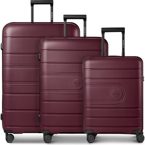 Redolz Essentials 11 4 Rollen Kofferset 3-teilig mit Dehnfalte