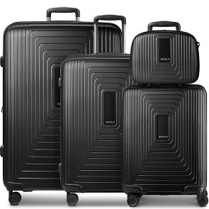 Redolz Essentials 14 4-Rollen Kofferset + Beautycase 4 tlg. mit Dehnfalte