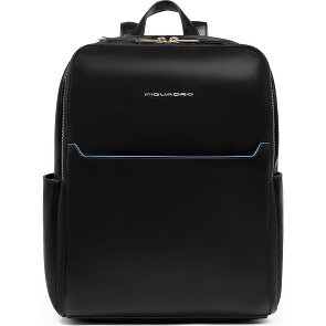Piquadro Blue Square Daypack RFID Schutz Leder 37 cm Laptopfach