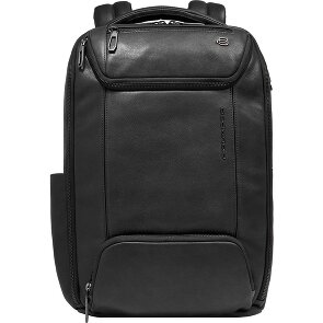 Piquadro Cronus Business-Rucksack RFID Schutz Leder 41 cm Laptopfach