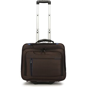 Dermata 2 Rollen Businesstrolley 38 cm Laptopfach