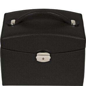 Windrose Beluga Schmuckkasten Leder 21.5 cm
