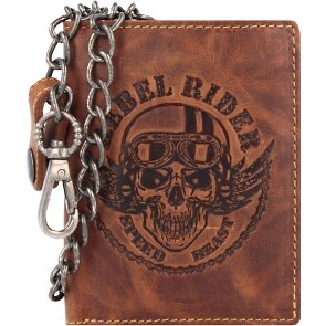 Greenburry Rebel Rider Biker Geldbörse Leder 11 cm