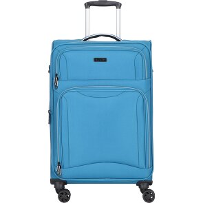 d&n Travel Line 9204 4 Rollen Trolley M 66 cm mit Dehnfalte
