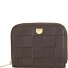  Woven Geldbörse Leder 10 cm Variante coffee brown