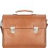  Toscana Aktentasche Leder 42 cm Laptopfach Variante camel
