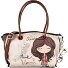  Tulip Schultertasche 28 cm mit Dehnfalte Variante mehrfarbig