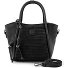  Layer Mini Bag Schultertasche Leder 17 cm Variante black