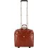  Stovia 2 Rollen Pilotentrolley Leder 39 cm Laptopfach Variante marrone