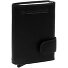  Leicester Kreditkartenetui RFID Schutz Leder 7 cm Variante schwarz