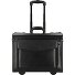  2-Rollen Pilotentrolley Leder 45,5 cm Laptopfach Variante schwarz